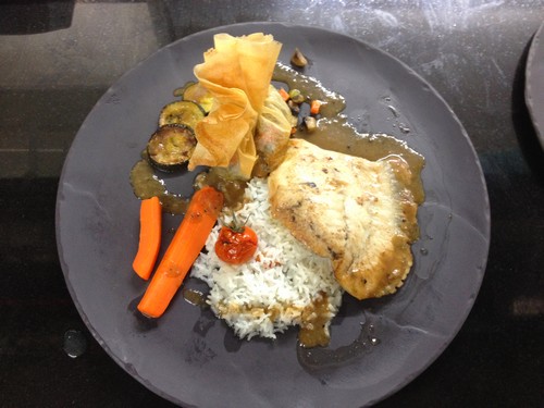 filet de turbot poêlé, jus reduit aux truffles 3IMG_2118